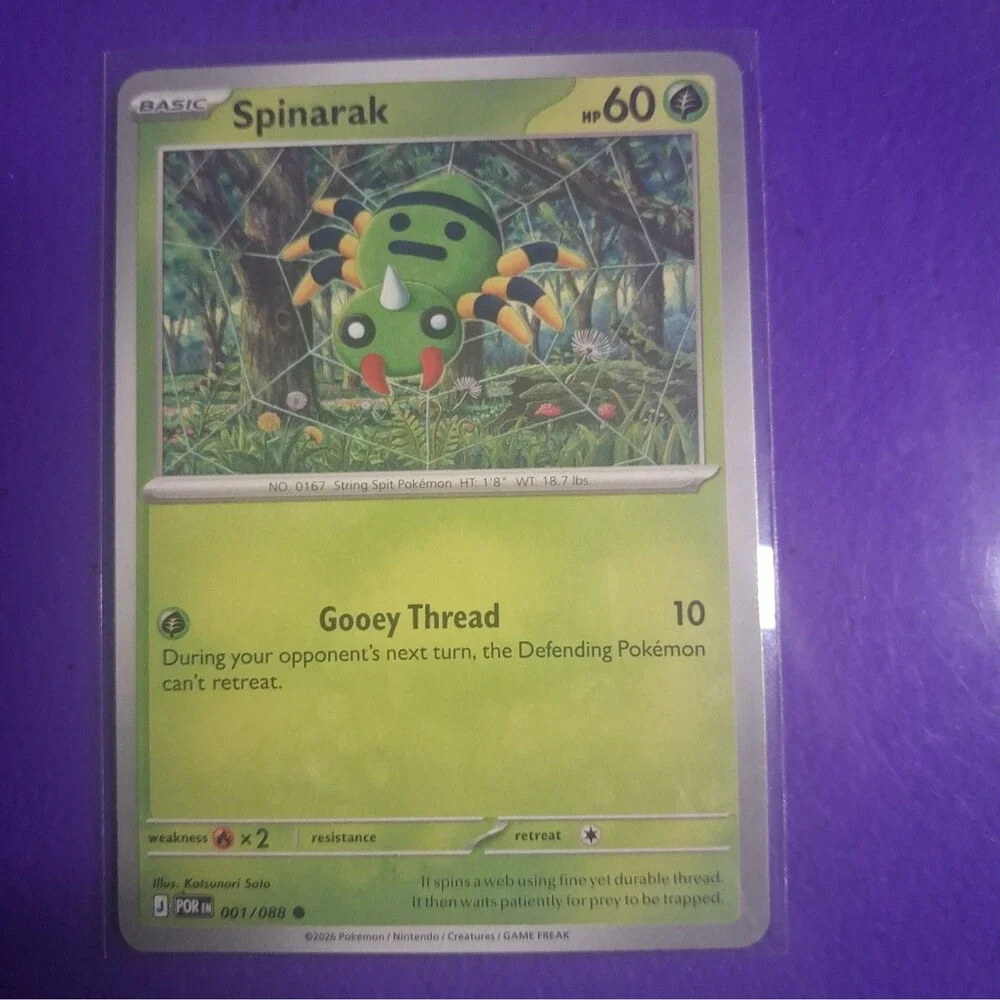 Spinarak 001/088 Me03: Perfect Order Reverse Holo